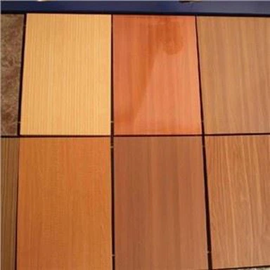 Träfärgad aluminiumkompositpanel Trästruktur